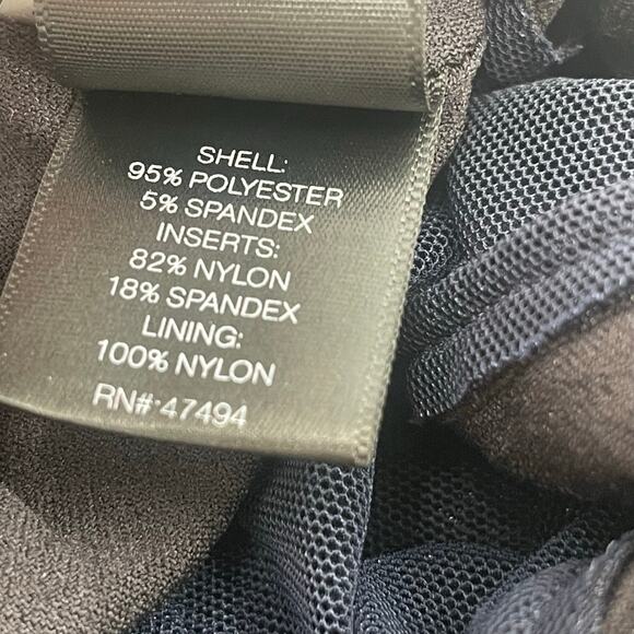 NORMA KAMALI Snake Mesh Mio Swimsuit SZ Small NWT True Navy Metallic Swim Beach - Picture 15 of 15